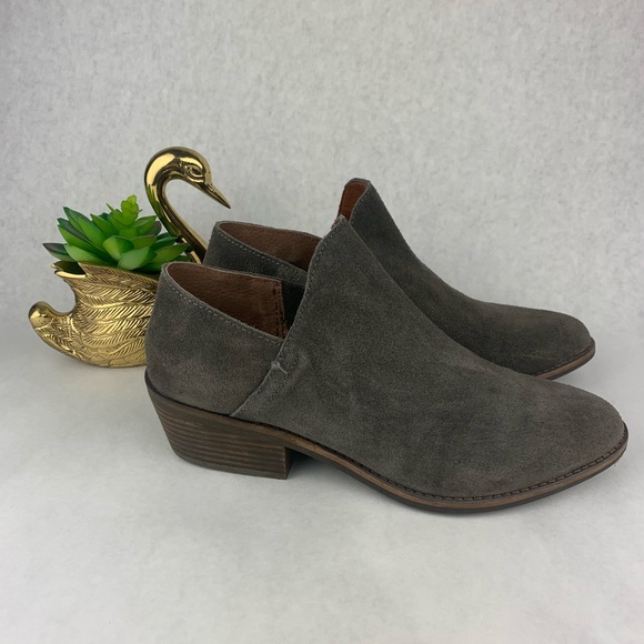 Lucky Brand Shoes - Lucky Brand Gray Suede Ankle Boots 9 1/2 / 41